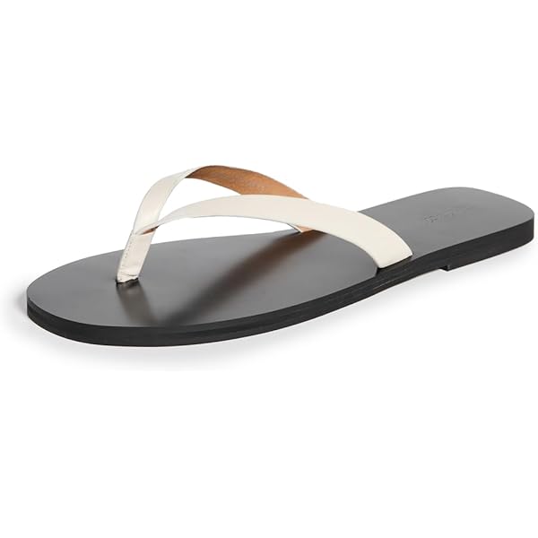 Amazon.com | Madewell Women's The Gabi Thong Slide Sandal, Black